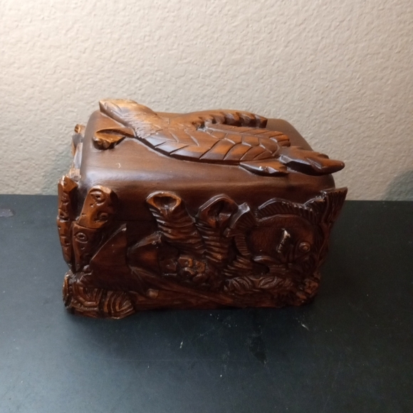 EXQUISITE Rosewood 3D High Relief Sea Life 7